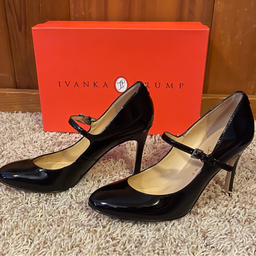 Ivanka Trump size 8 strappy heels.  Worn twice! Beautiful shoes!